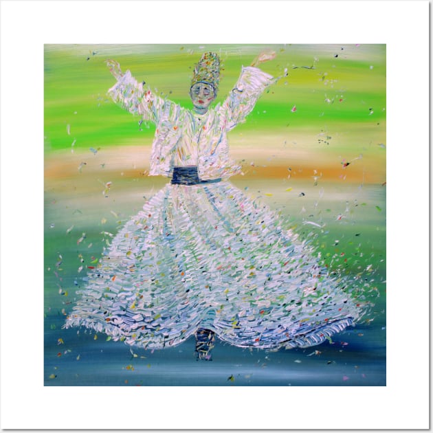 SUFI WHIRLING - 2015 FEBRUARY 9 Wall Art by lautir